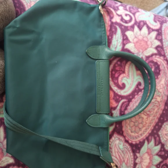 Longchamp Forest Green Tote Bag - Picture 7 of 10